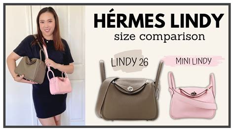 hermes lindy mini|hermes mini lindy size.